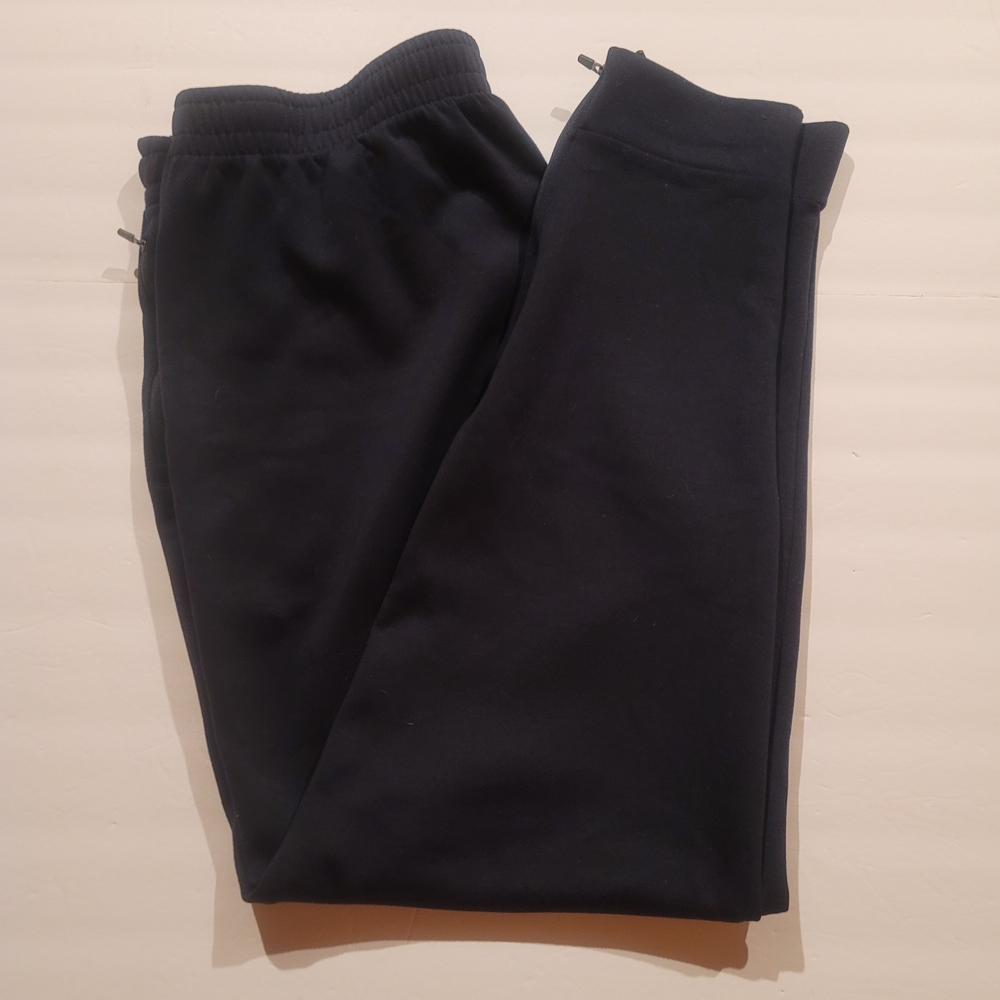 Champion Men's Black Jogger Sweatpants Ankle Zipper And Pockets Size XL 36x28 - Picture 5 of 7